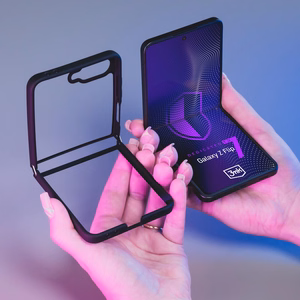 3mk Satin Armor Case+ for Samsung Galaxy Z Flip 7 - Transparent Black
