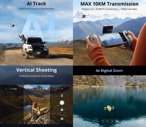 Potensic ATOM 2 dronas su 4K kamera, standartinis komplektas