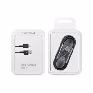 Originalus Samsung EP-DG930IBEGWW USB-A į USB-C kabelis, 1.5 m, juodas, blisteris