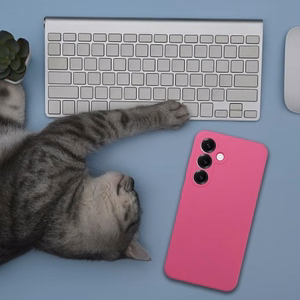 Silikoninis dėklas telefonui 2mm XIAOMI Mi 15 ULTRA rožinė