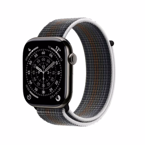 Crong Nylon Apple Watch sport band, 44/45/46/49 mm, Midnight Run