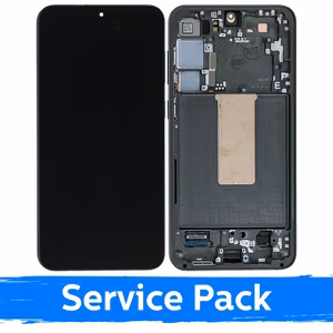 LCD ekranas suderinamas su Samsung S916 S23 Plus su rėmeliu / žalias / (Service Pack)