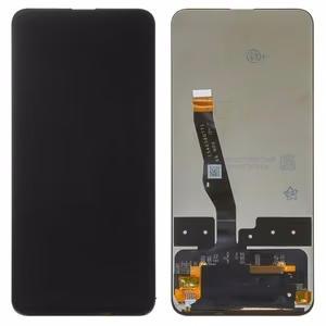 Ekranas Huawei P Smart Pro 2019/Honor 9X su lietimui jautriu stikliuku juodas ORG