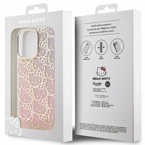 Hello Kitty IML gradientinis Crowded Kitty Dėklas telefonui (m) iPhone 15 Pro Max - rožinis (m)
