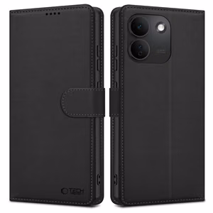 Tech-Protect Wallet Case for Xiaomi Redmi Note 17 Pro Max 5G - Matte Black