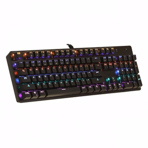 ART laidinė mechaninė klaviatūra USB A QWERTY LED AK-51 juoda
