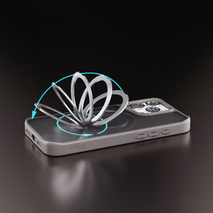 Etteri Matinis Mag Ring dėklas for iPhone 17 pilkas