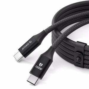 Кабель Orico CDX 100 Вт 5A Power Delivery USB-C — USB-C 1 м — чёрный