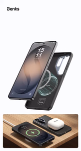 Benks Magnetic Armor Pro Kevlar чехол металлическая рамка 600D (G050) для Samsung Galaxy S26 Ultra чёрный