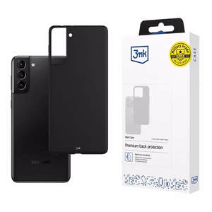 Чехол 3mk Matt для Samsung Galaxy S21+ 5G - чёрный