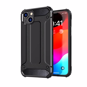 iPhone 15 Plus Hybrid Armor dėklas - mėlynas