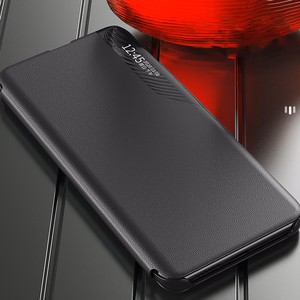 Eco Leather View Case чехол для Xiaomi 13 Lite с откидной подставкой чёрный