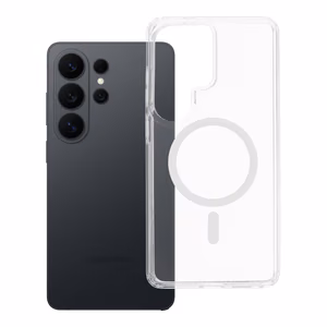 Чехол для Samsung S26 ULTRA Clear Mag Cover Elite (STR / NON-YELLOWING) совместимый с MagSafe прозрачный