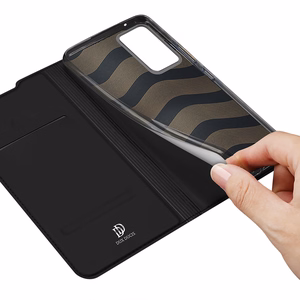 Dux Ducis Skin Pro dėklas telefonui dėklas su atvartu Vivo V23e juoda