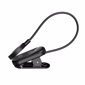 Tech-Protect LL100 Беспроводная лампа с клипсой + кабель USB-A / USB-C 30 см - чёрный