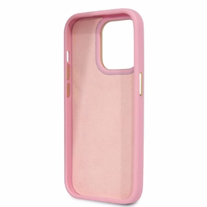 Guess Croco Collection dėklas telefonui iPhone 14 Pro - rožinė