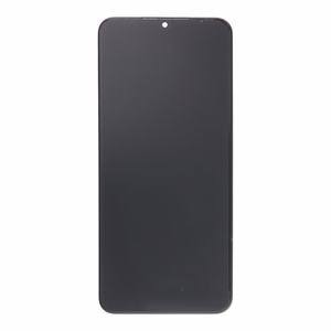 Дисплей Samsung A226 A22 5G с сенсорным стеклом чёрный и рамкой OEM