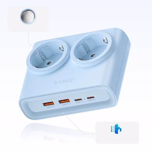 Orico PDC25 25W 6in1 удлинитель 2x AC + 2x USB-A + 2x USB-C - синий