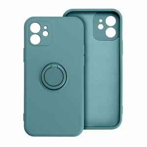 Silikoninis žiedinis dėklas telefonui XIAOMI Redmi Note 13 5G - žalias