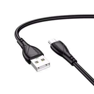 Borofone Kabelis BX121 Energija - USB į Micro USB - 2,4A 1 metras - juodas