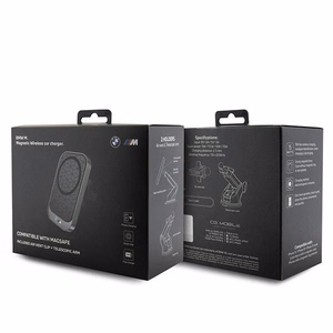 Automobilinis telefono laikiklis BMW indukcija, suderinamas su "MagSafe 15W", skirtas priekiniam stiklui / prietaisų skydeliui / ventiliacijos angai M Edition BMMWCCMPGPK juodas