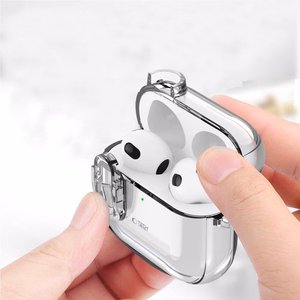 Tech-Protect Slim Hook dėklas AirPods 4 (m) - skaidrus