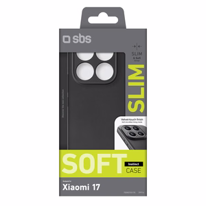 SBS Instinct dėklas Xiaomi 17 - juodas