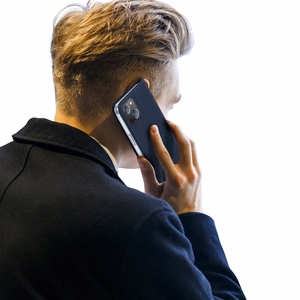 Dux Ducis чехол-кошелёк Skin Pro для iPhone 15 Plus синий