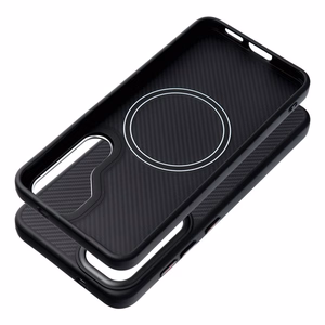 Чехол для Samsung S26 ULTRA Carbon Elite Mag Cover совместим с MagSafe чёрный