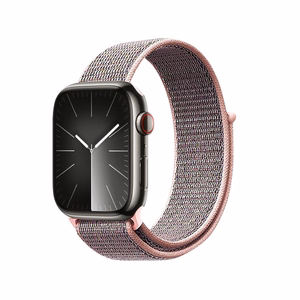 Ремешок Crong Nylon Sport для Apple Watch 38 / 40 / 41 / 42 mm, светло-розовый