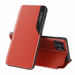 Eco Leather View Case элегантный чехол-книжка с подставкой для Samsung Galaxy A22 4G красный