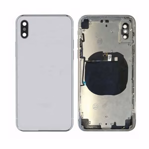 Battery cover iPhone X Silver full original (used Grade B)