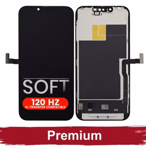 LCD ekranas skirtas iPhone 13 Pro Max juodas (SOFT OLED / Stable 120Hz / Premium)