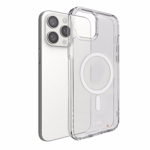 SBS D3O magnetinis dėklas iPhone 14 Pro - skaidrus