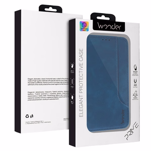 Wonder Prime dėklas telefonui Motorola Moto G42 tamsiai mėlynas