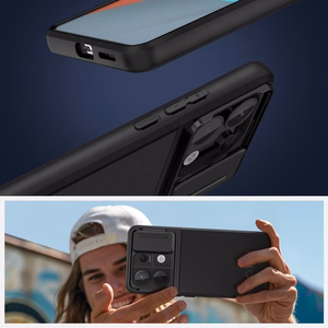 Tech-Protect Velar Cam+ dėklas telefonui Xiaomi Redmi Note 13 Pro 5G / Poco X6 5G - juodas