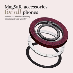 MIO Berry Blooms Magsafe Case Compatible Ring Holder