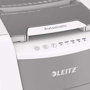 Leitz 80110000 dokumentų naikiklis Kryžminis 22 cm Pilka, Balta