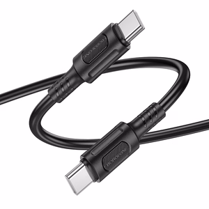 Borofone Кабель BX111 Feliz - Type C to Type C - 60W 3A 1 метр чёрный