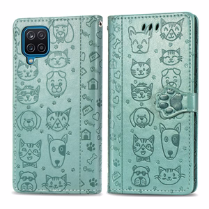 Case Cat-Dog Samsung A356 A35 5G green