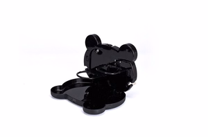 Foldable car table for kids cat shape black