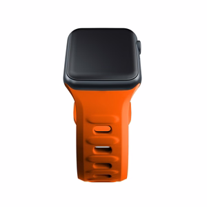 Силиконовый ремешок 3mk для Apple Watch, 38/40/41/42 mm, оранжевый, малый размер