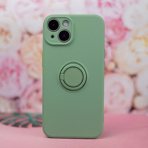 Dėklas telefonui su pirštų laikikliu Xiaomi Redmi Note 13 5G (global) žalias