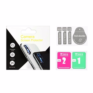 5D Full Glue Tempered Glass Camera Lens for Samsung S25 ULTRA black