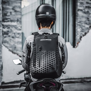 Rockbros H36 Backpack with Helmet Holder 14.5L - Black