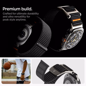 Dirželis SPIGEN DURAPRO FLEX SAMSUNG GALAXY WATCH ULTRA (47 MM) juodas