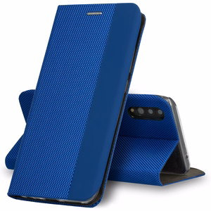Vennus SENSITIVE knyginis dėklas telefonui Samsung Galaxy S20 Ultra mėlynas
