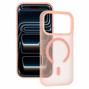 Tel Protect Mist Matte Magsafe Case for Samsung Galaxy S23 pink orange