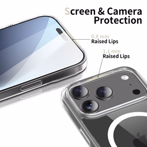 Tech-Protect FlexAir Hybrid MagSafe Чехол для iPhone 17 Pro - прозрачный