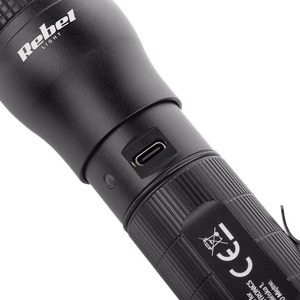 Rebel akumuliatorinis rankinis žibintuvėlis, 800 lm